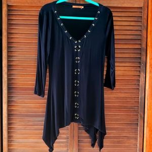 3/$20 Handkerchief hem tunic